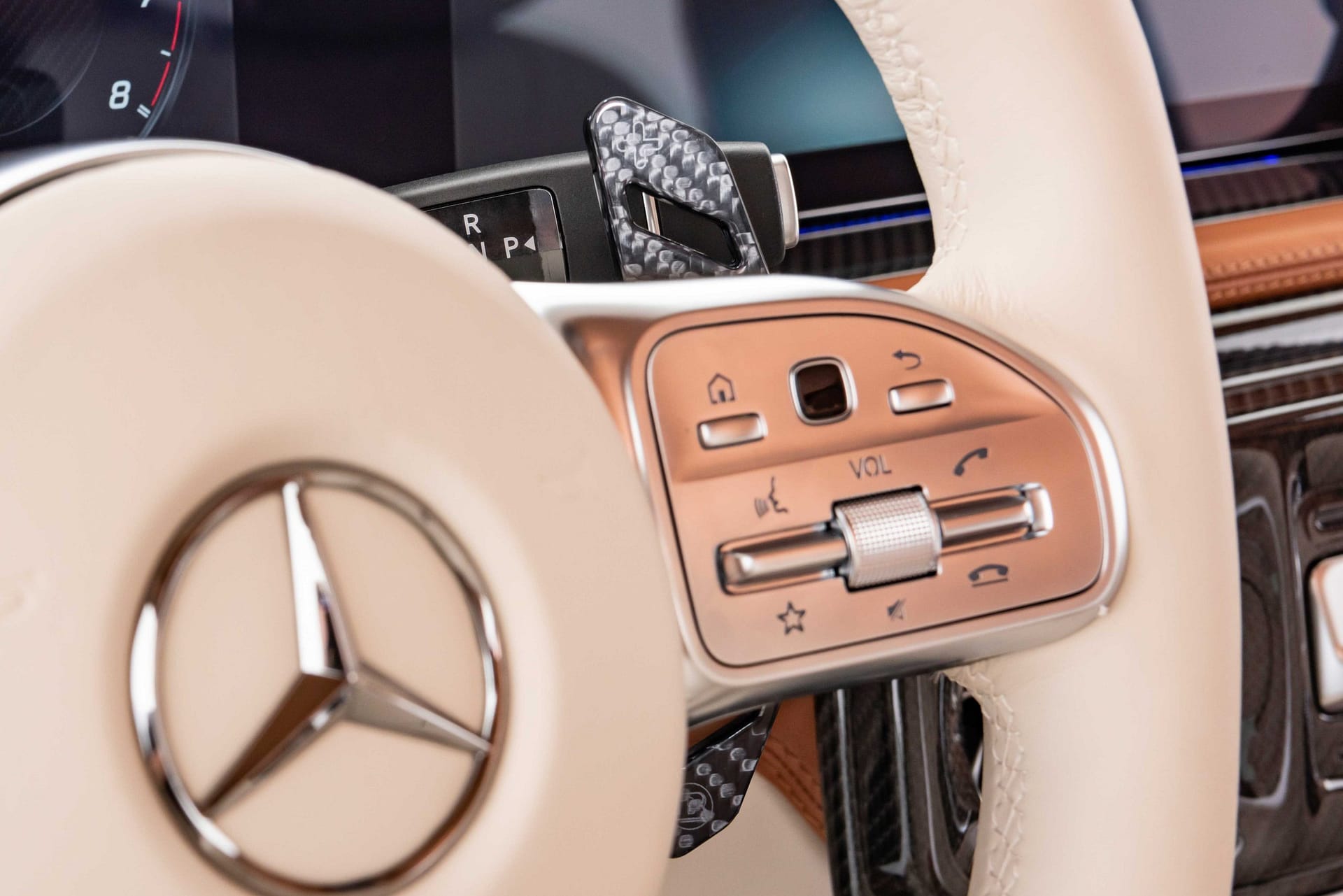 BRABUS rose gold buttons